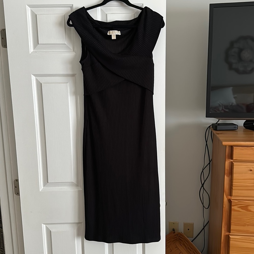 Michael Kors Black ribbed dress, Large